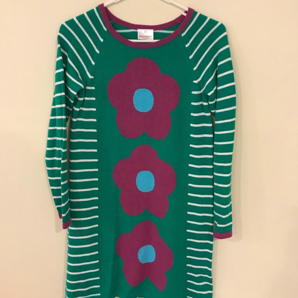 Hanna Andersson sweater dress and leggings